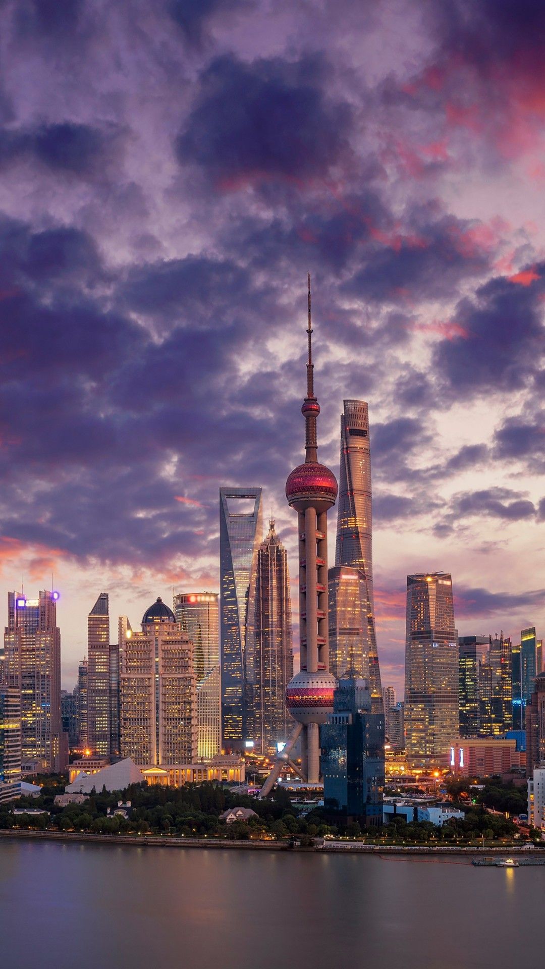 1080x1920 Shanghai City China 4K HD Wallpaper
