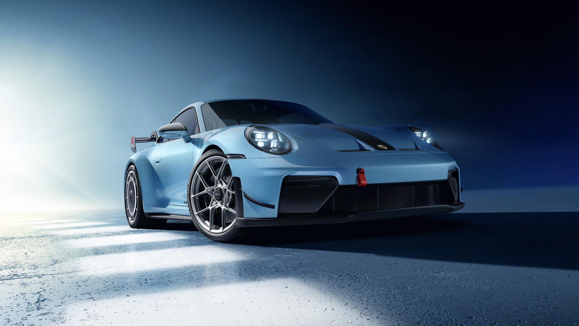 1920x1080 Blue Porsche 911