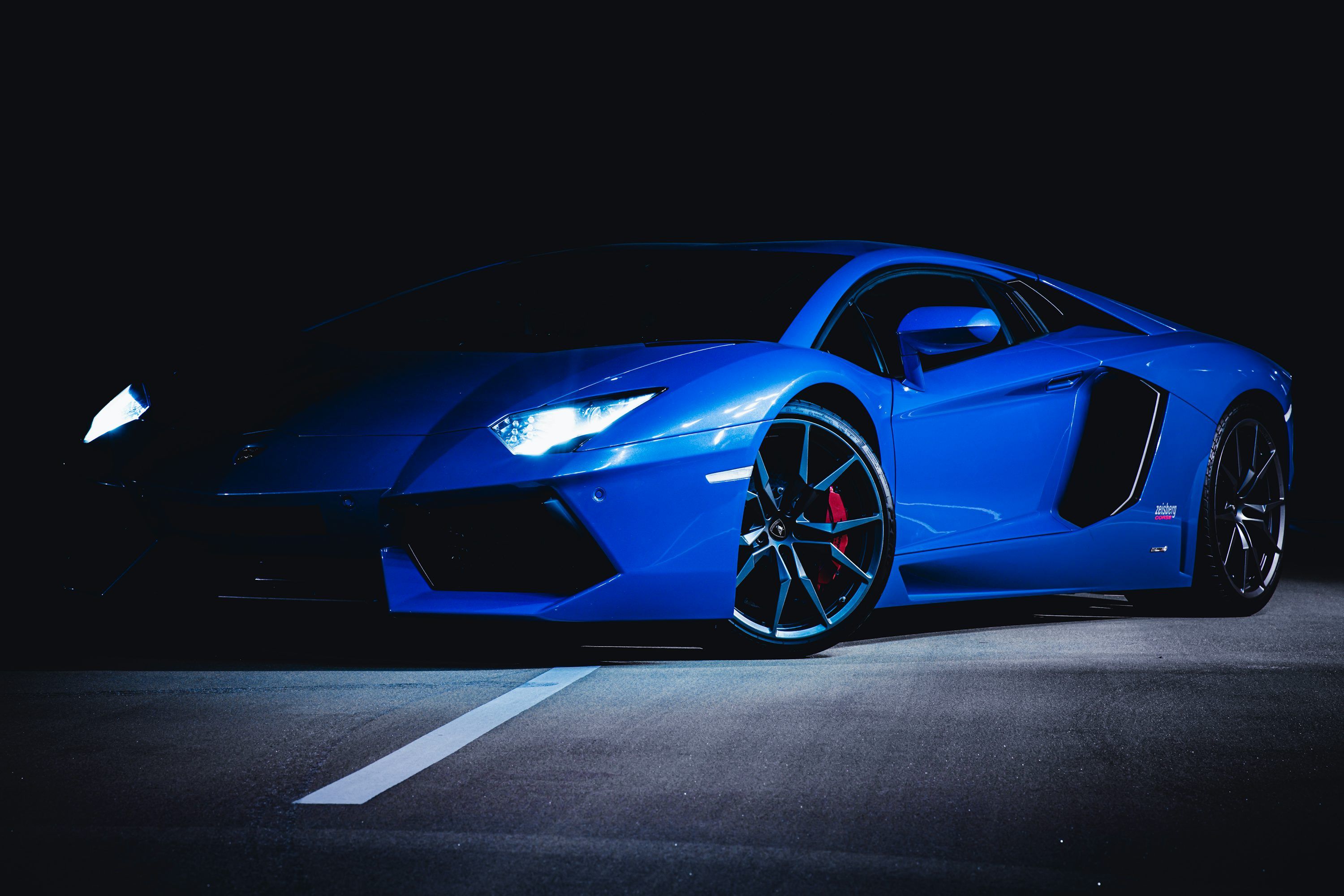 3000x2001 Blue Car Picture. Download Free Image