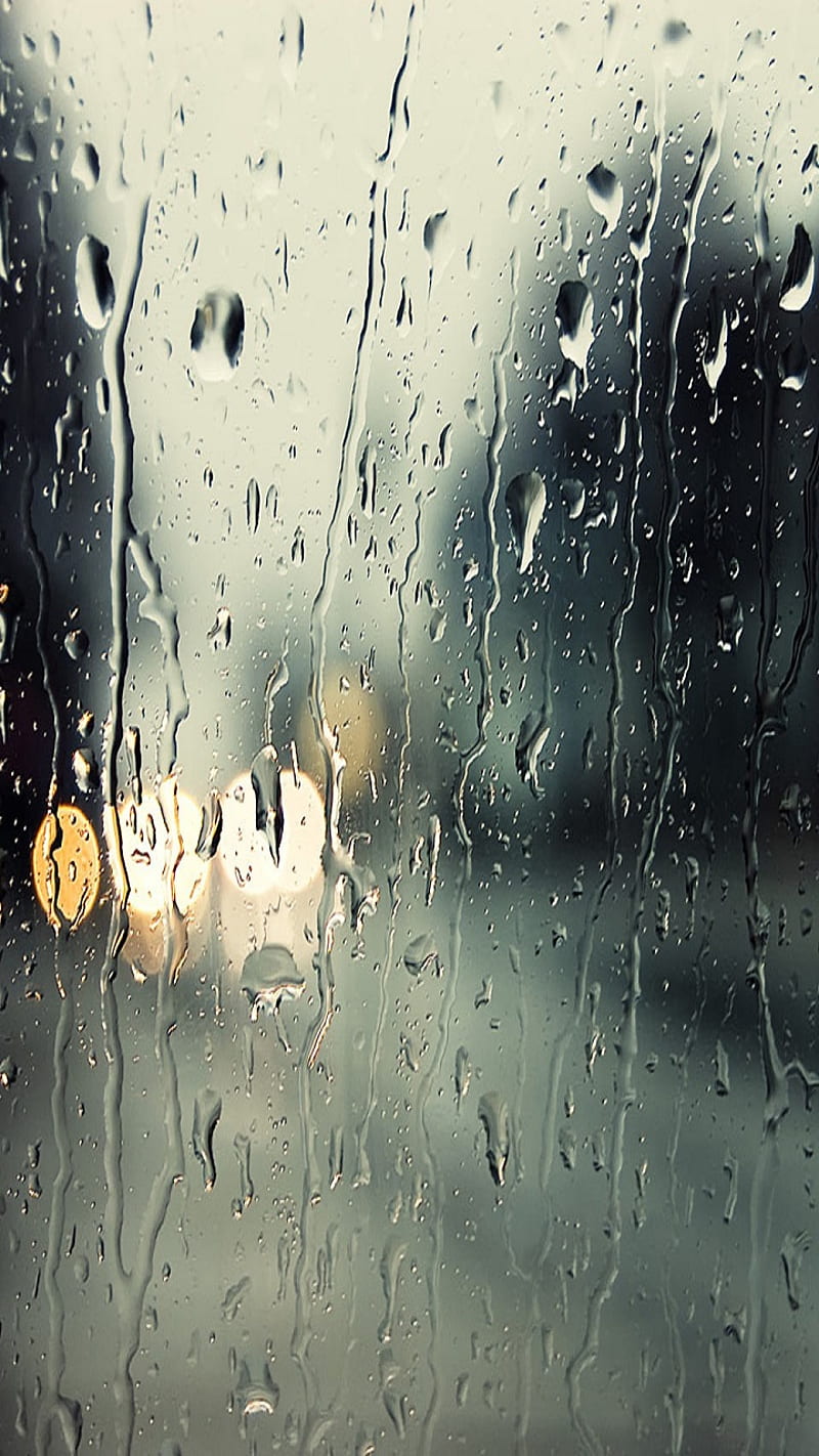800x1422 Rainy Window, autumn, day, fall, raining, rainy, spring, water, weather, wet, HD phone wallpaper