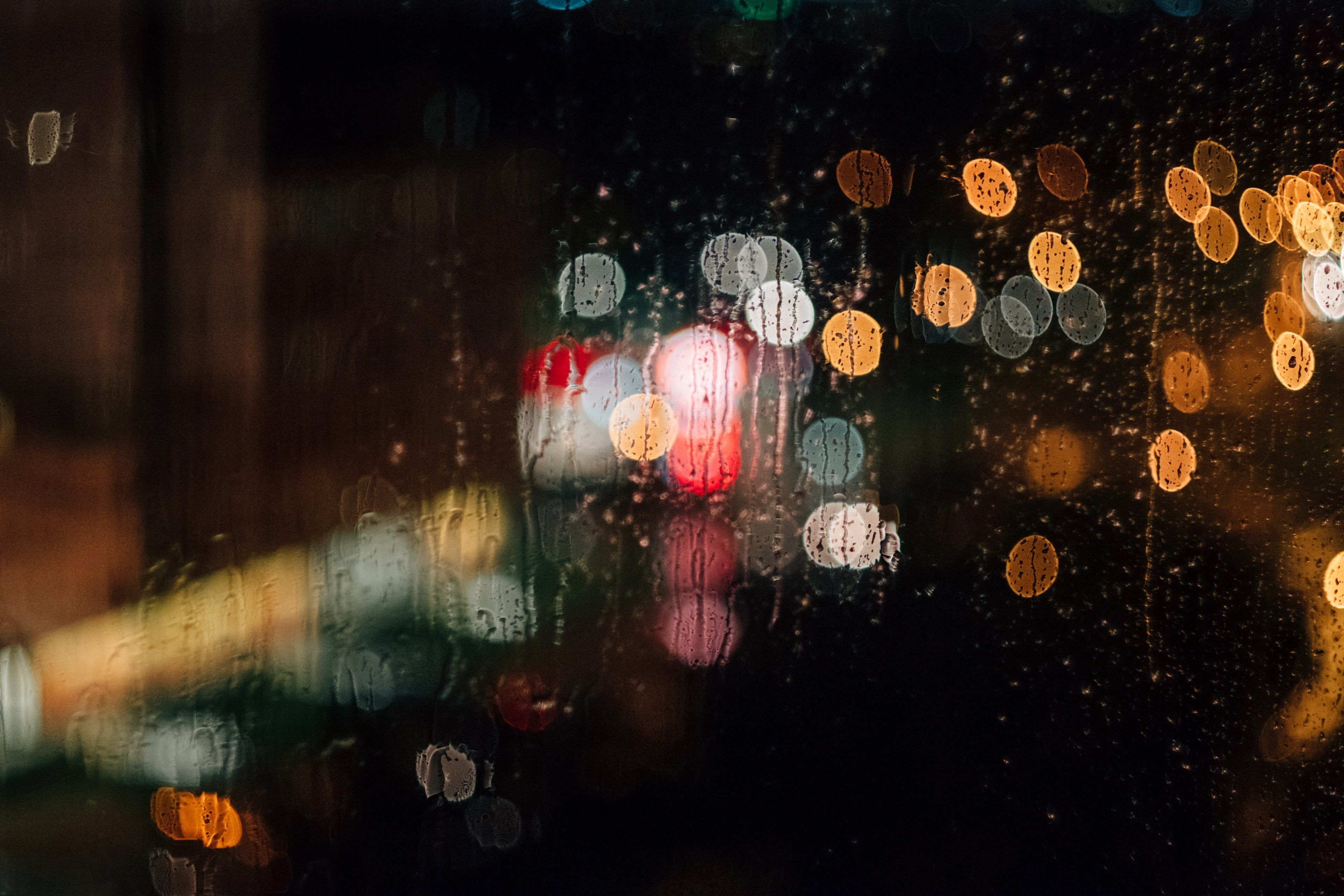 3840x2560 Rainy Window 4k Wallpaper