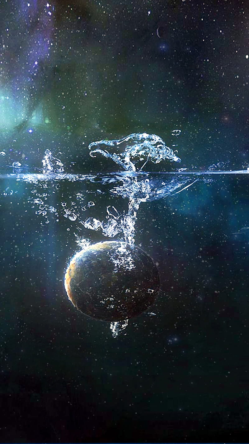 800x1422 Planet water, eau, galaxy, HD phone wallpaper