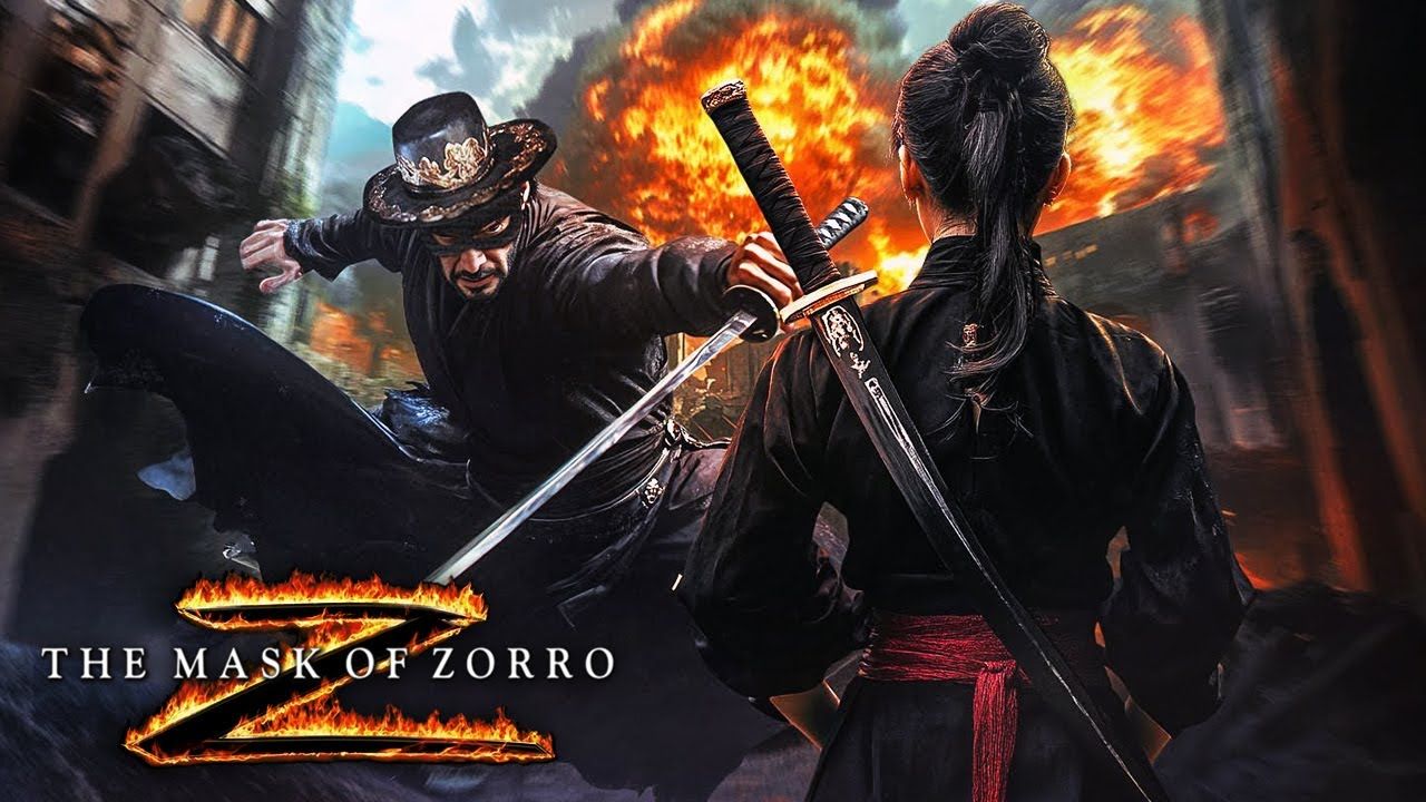 1280x720 The Mask Of Zorro (2025) With Keanu Reeves & Eiza González