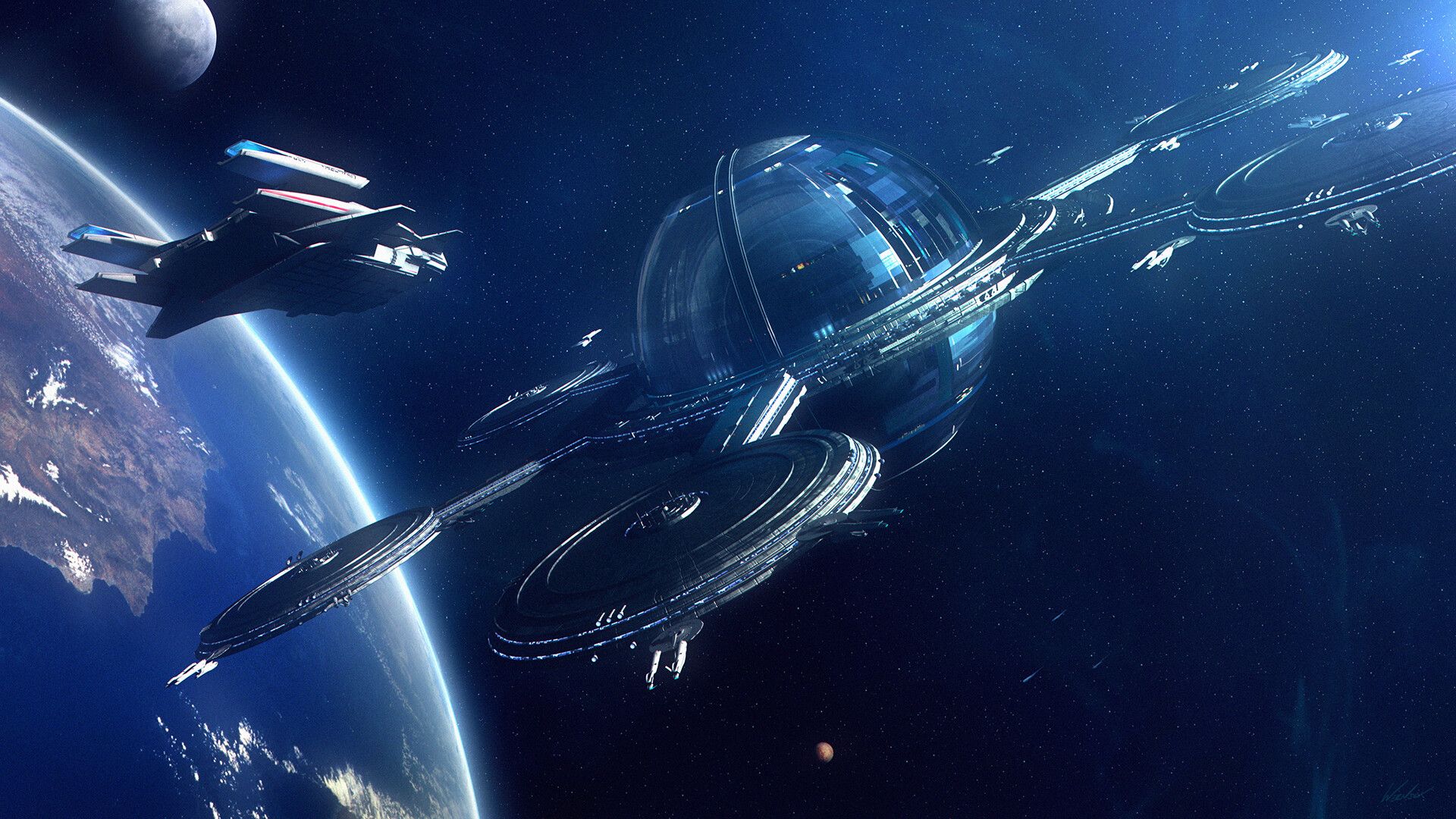 1920x1080 Bruno Werneck Trek Ride 1 Space Station