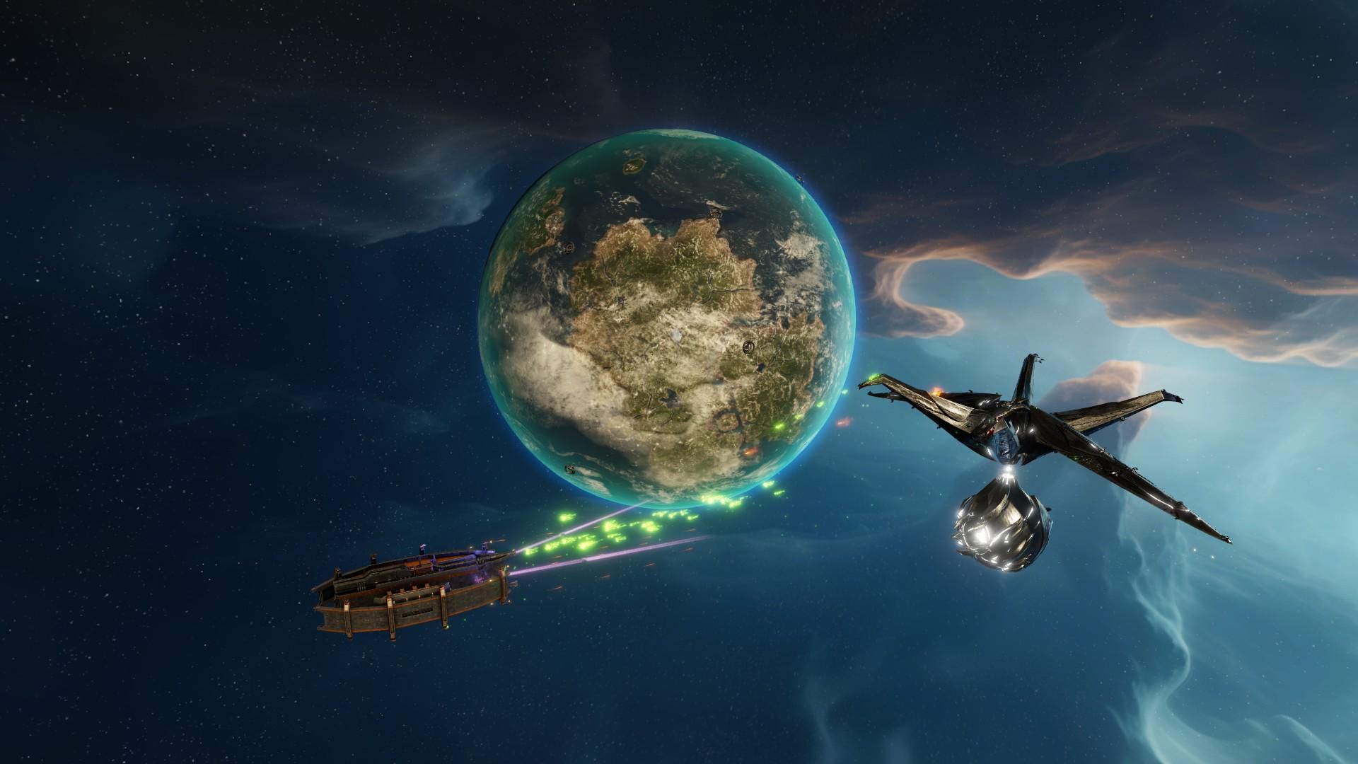 1920x1080 Who would win? Decked out starbase or a level 1 titan without upgrades