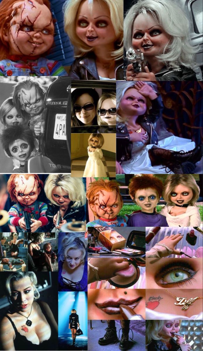 694x1200 Chucky Tiffany Valentine Glen wallpaper papel de parede
