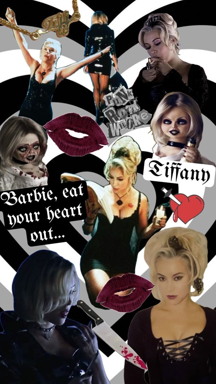 736x1308 Check out jaycontreras17's Shuffles. Tiffany valentine aesthetic wallpaper, Chucky and tiffany matching wallpaper, Chuckie and