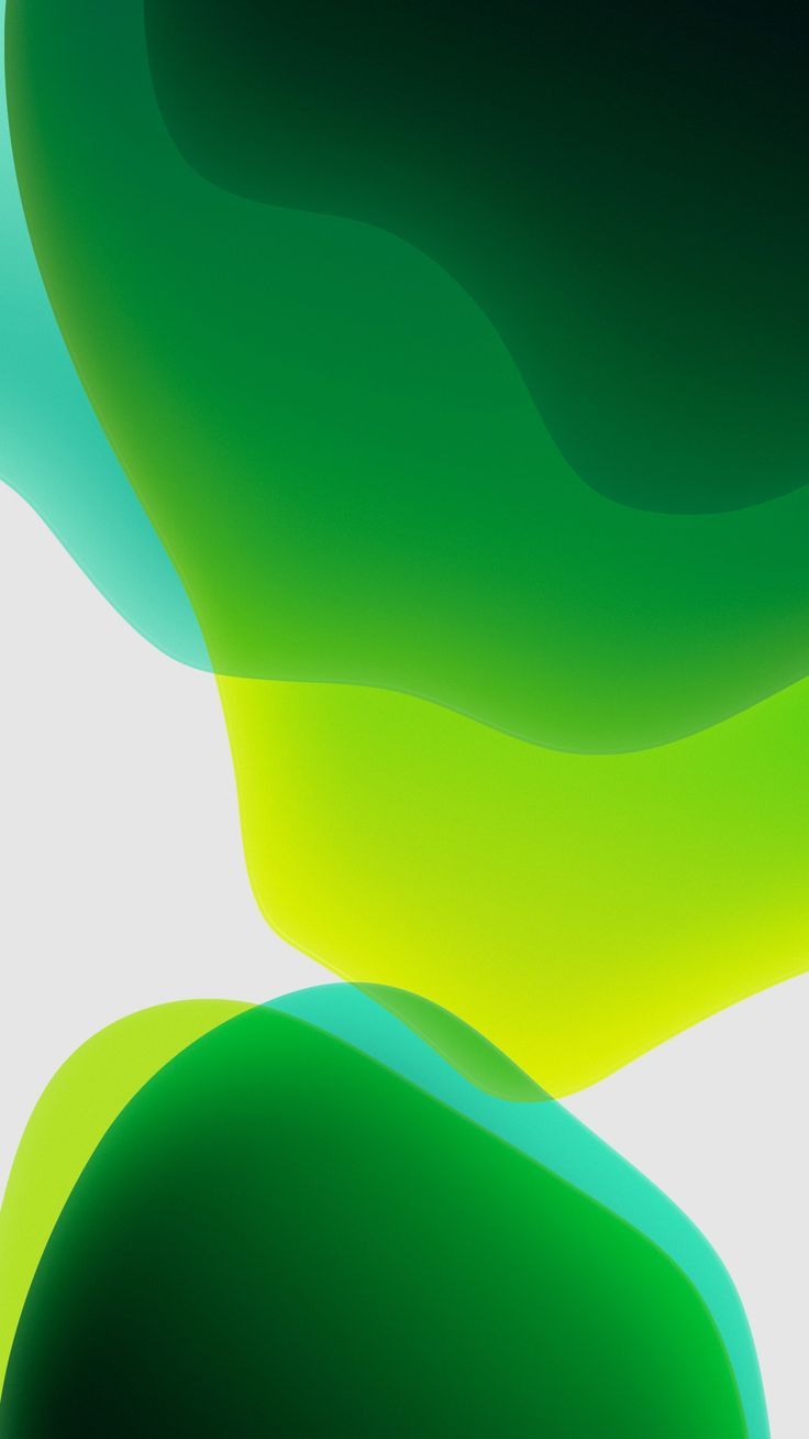 736x1308 İOS 13 Wallpaper Green White