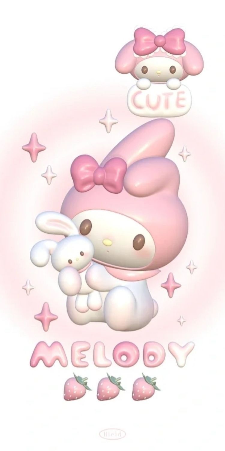 750x1500 3D Sanrio Wallpaper