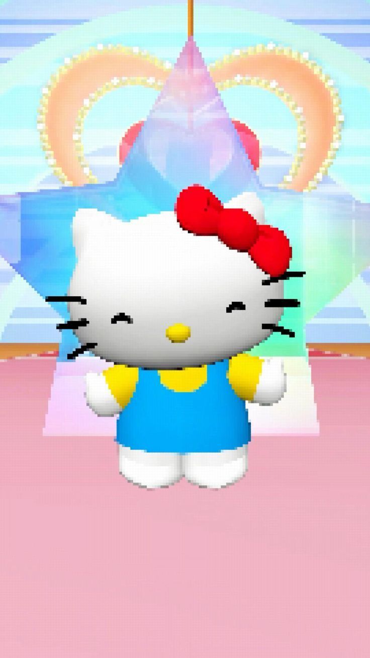736x1308 Hello kitty 3D !!. Sanrio live wallpaper gif, Hello kitty block blast, Hello kitty moving background