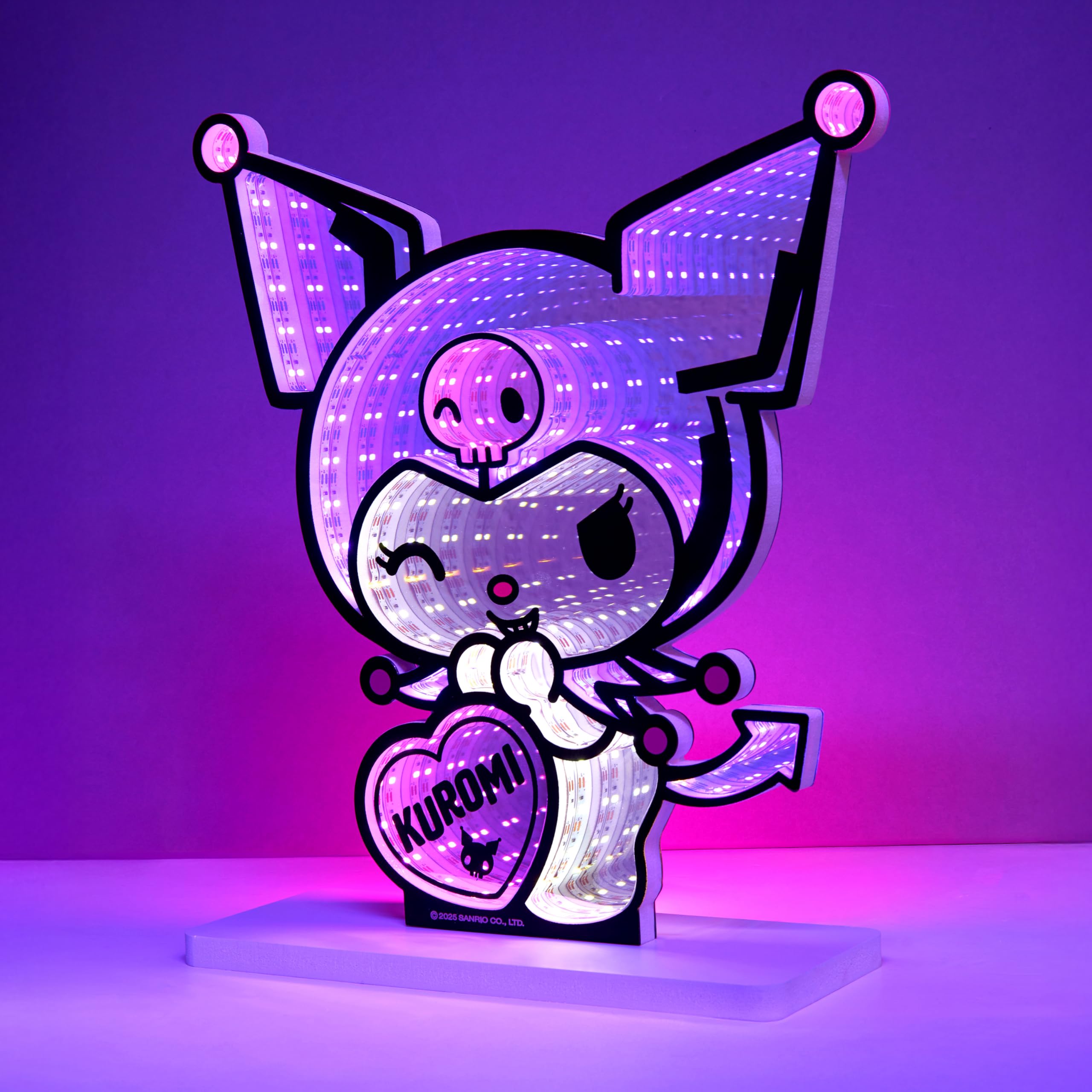 2560x2560 Get Trend Hello Kitty Sanrio 3D LED Light, Infinity Mirror Effect, USB Night Light, Room Decor Bedroom Lamp, Kuromi Kawaii Gifts for Girls Teens Women (Multi Kuromi) : Tools & Home