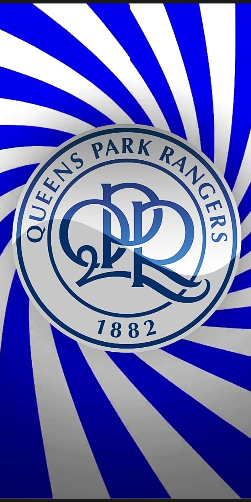 800x1600 QPR Spiral, football, queens park rangers, HD phone wallpaper