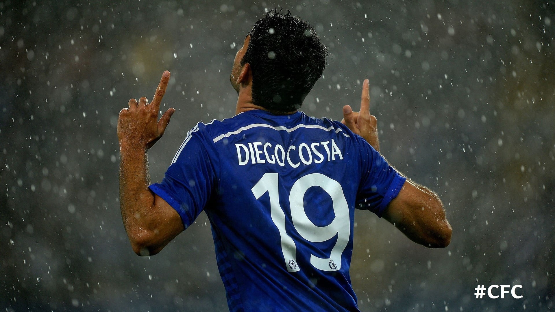 1920x1080 Diego Costa poster, Chelsea FC, Diego Costa, soccer HD wallpaper