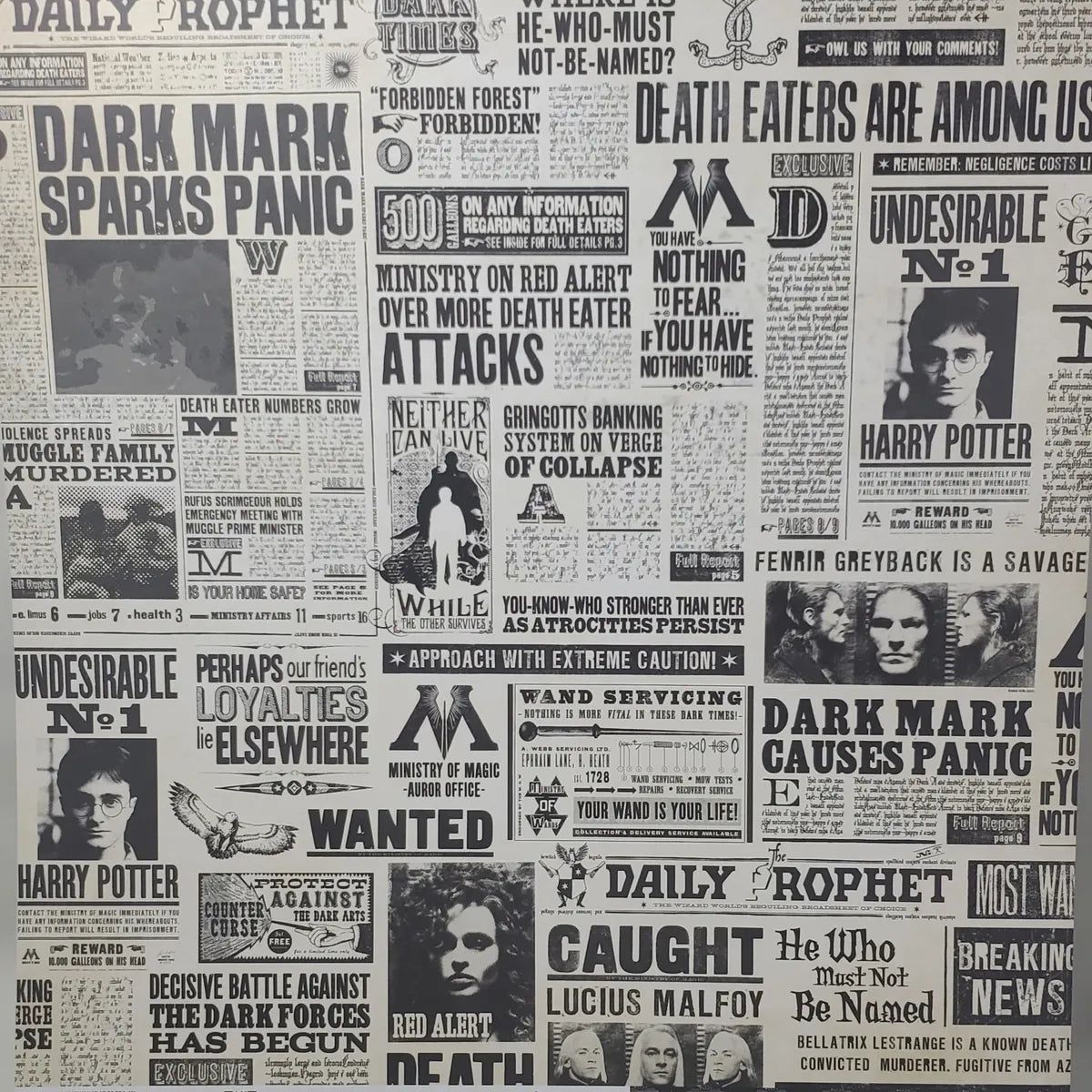 1200x1200 Harry Potter Newspaper