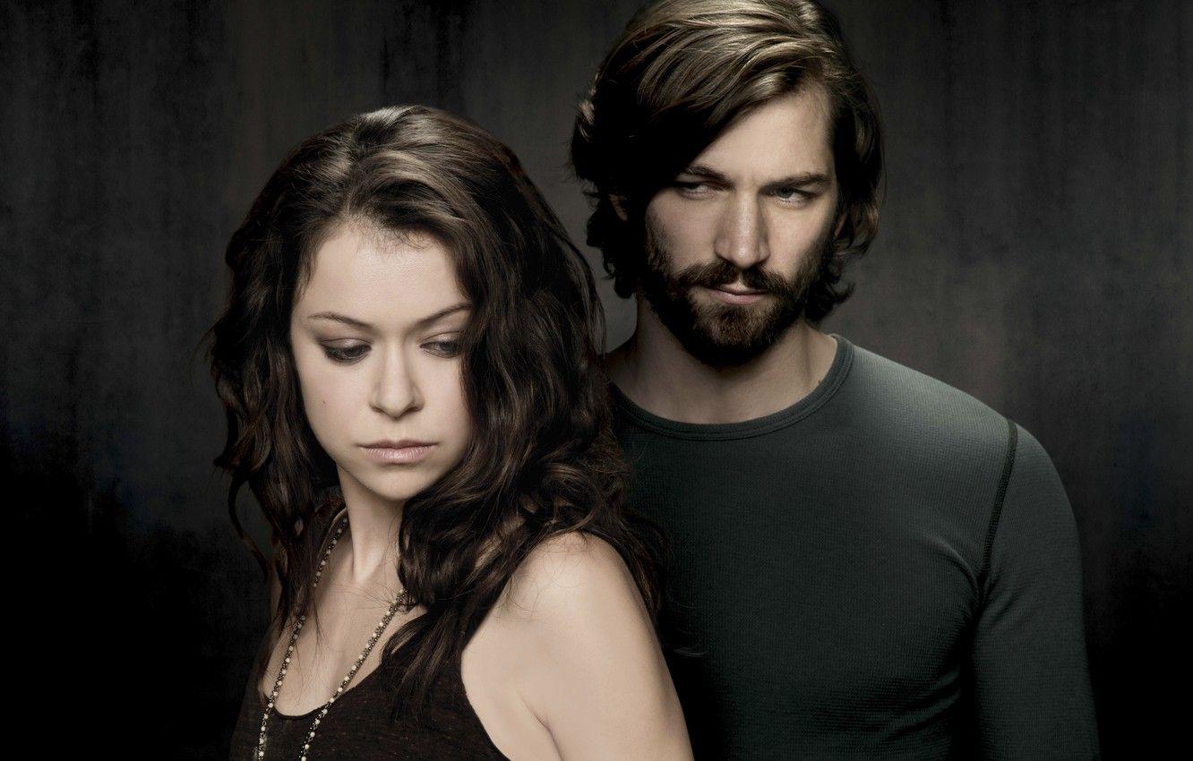 1332x850 Wallpaper Orphan Black, Tatiana Maslany, Dark child, Michiel