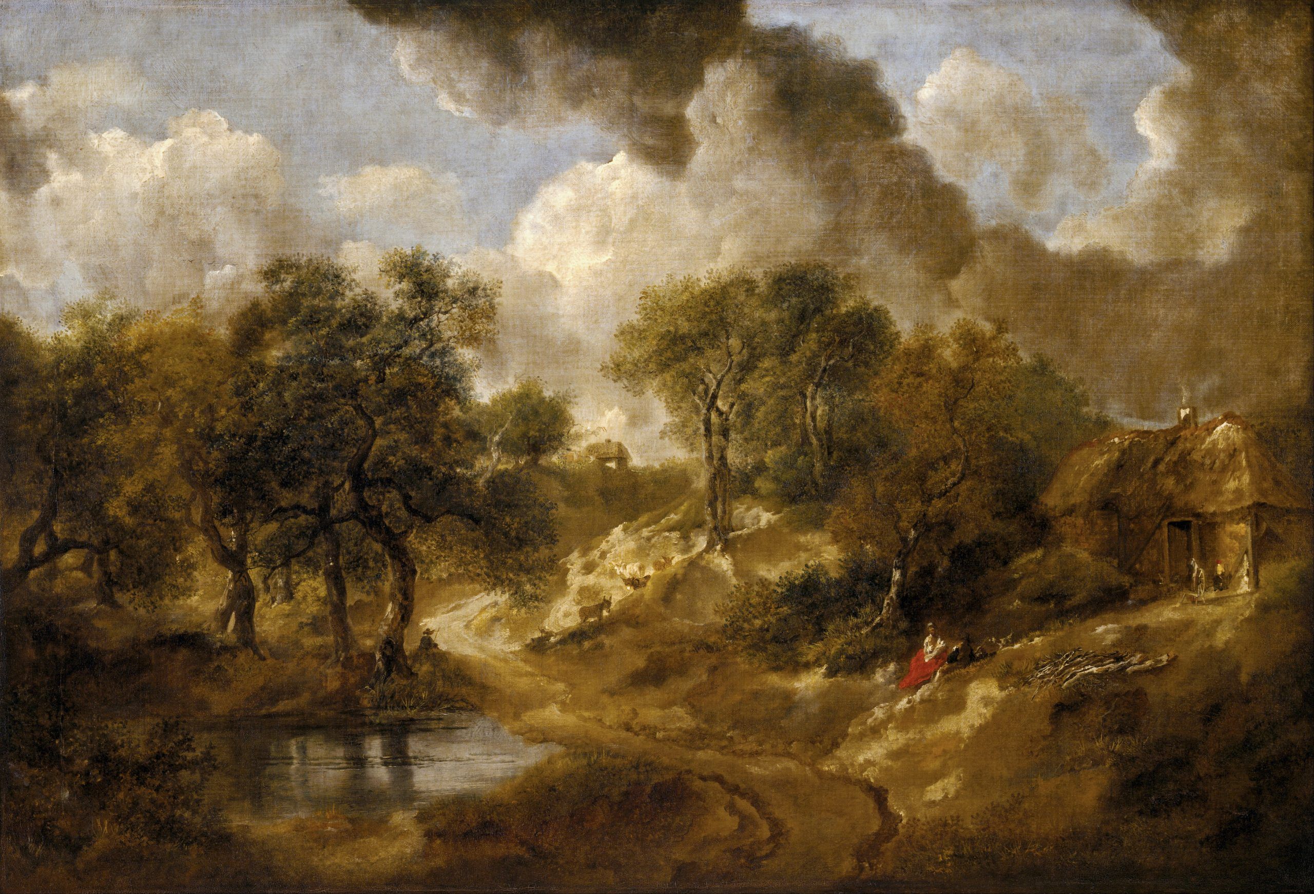 2560x1742 Great British Art: A Landscape in Suffolk