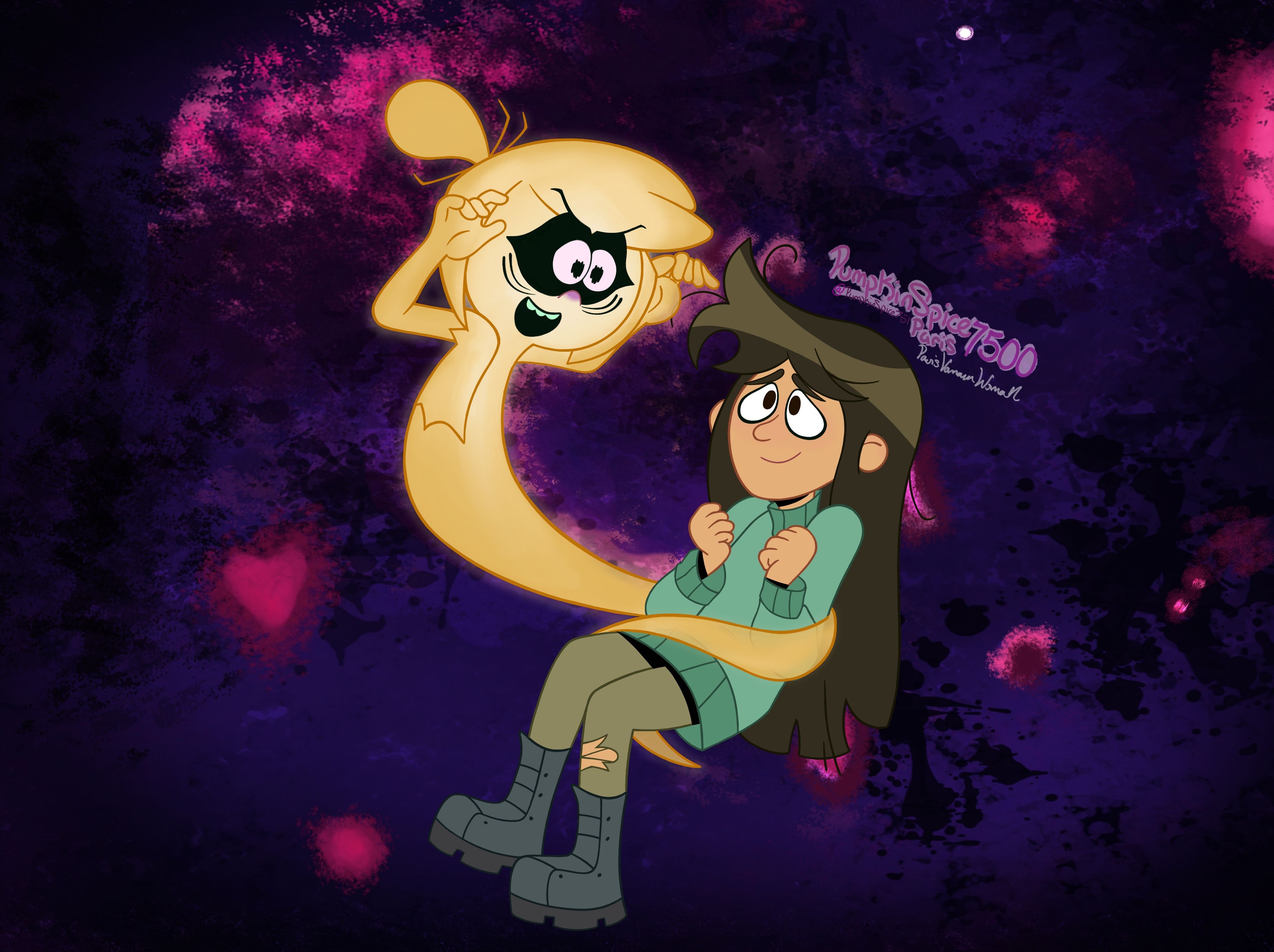 3825x2858 Had caught up to The Ghost and Molly McGee as the season was wrapping up. Great show! Thought ghost Molly was adorable. Also Wallpaper version I had made for myself that I
