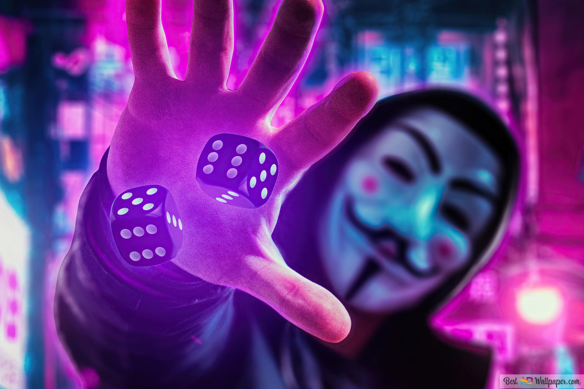 2000x1333 Topeng Anonim 4K unduhan wallpaper