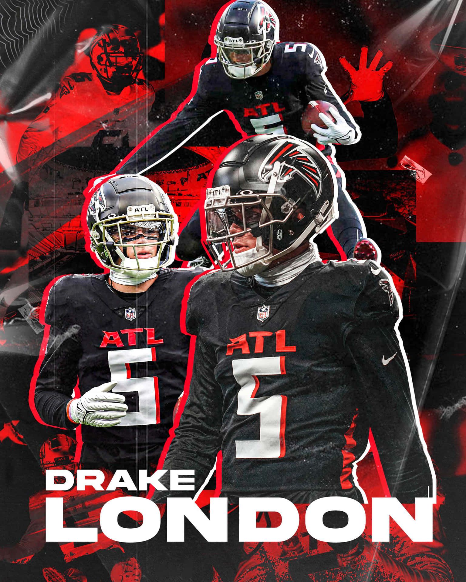 1536x1920 Drake London Wallpaper