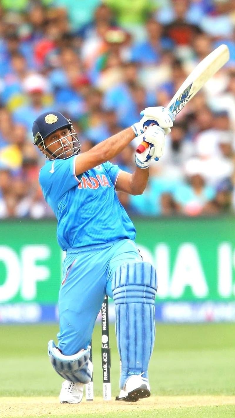 800x1421 Dhoni Hitting Longest Six, dhoni, hitting longest six, blue jersey, captain, HD phone wallpaper