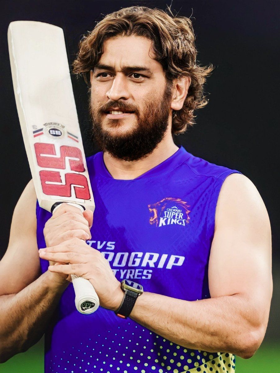 902x1200 Long Hair Vintage MS Dhoni!!