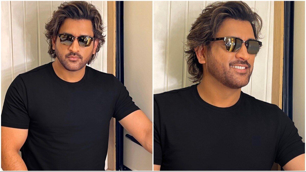 1200x675 MS Dhoni sets Internet on fire with his new hairstyle. Pics are viral