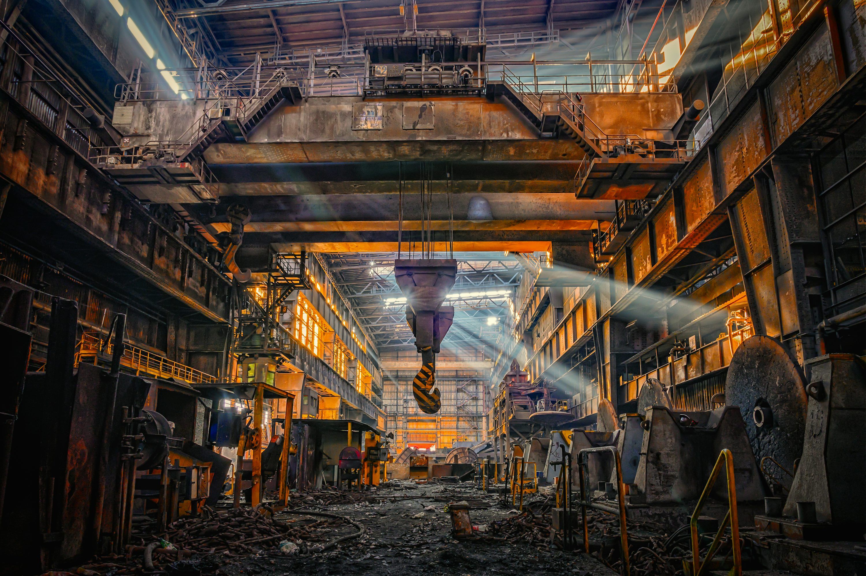 3000x1996 Steel Industry Wallpaper