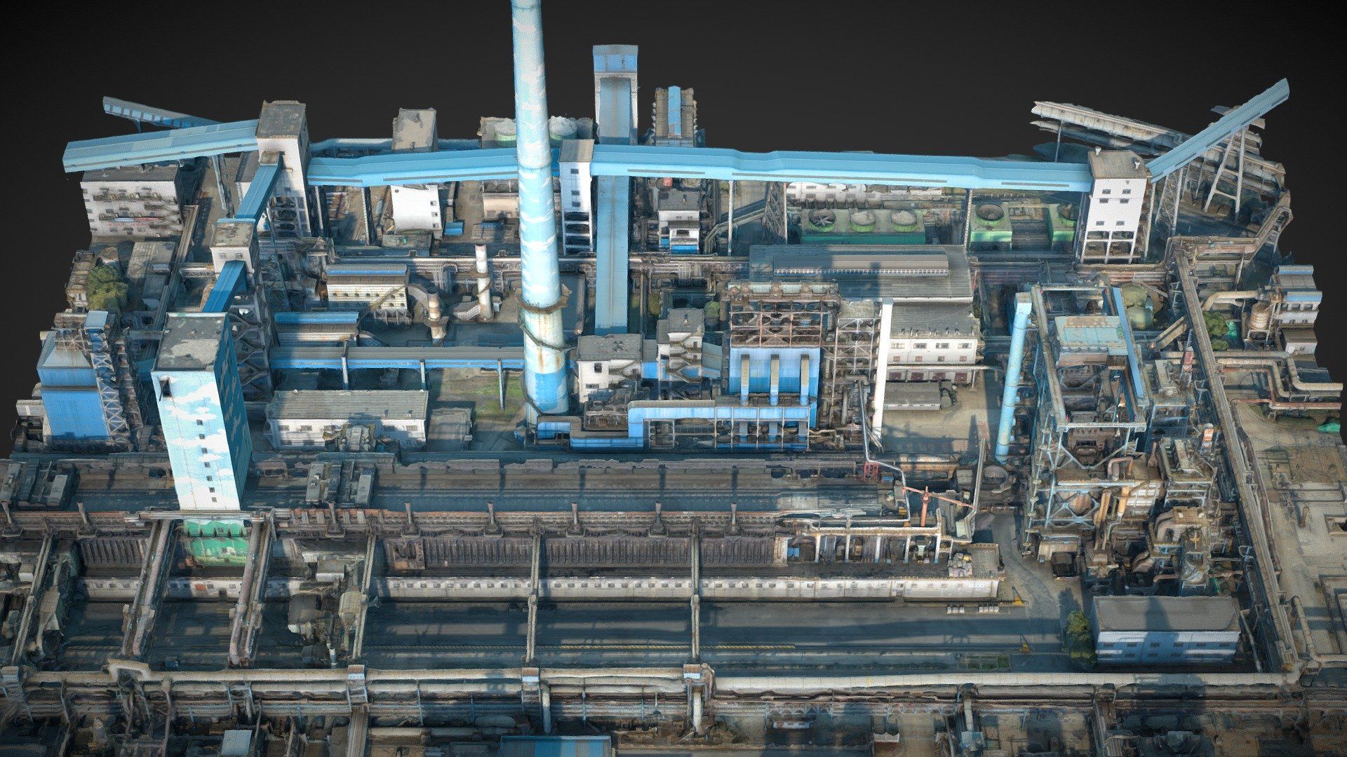 1920x1080 Steel mill, Steel plant, factory, Chimney Free 3D model by Metazeon [72c3a44]