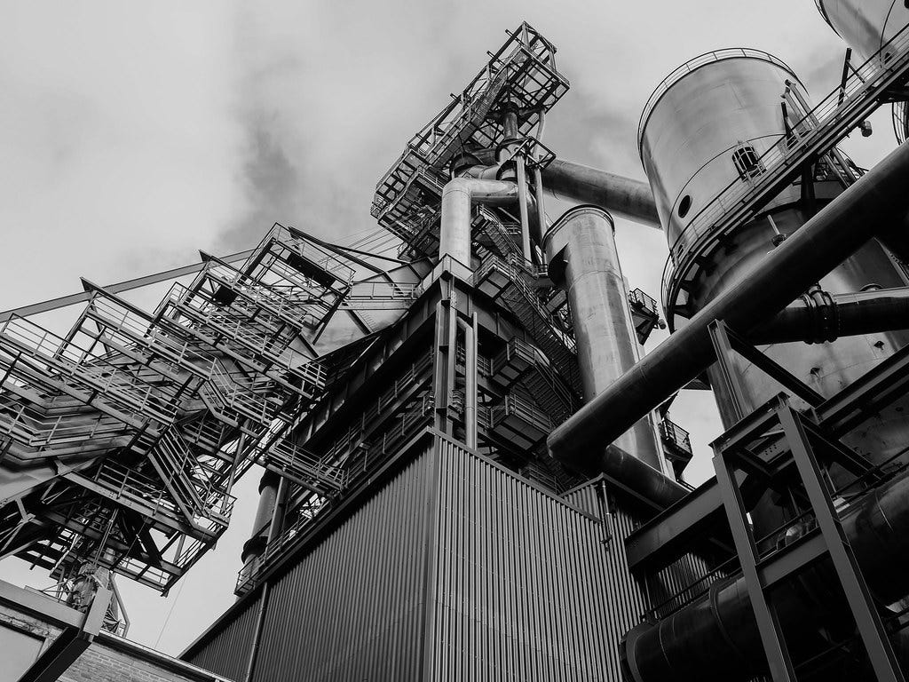 1024x768 Steel Industry Wallpaper