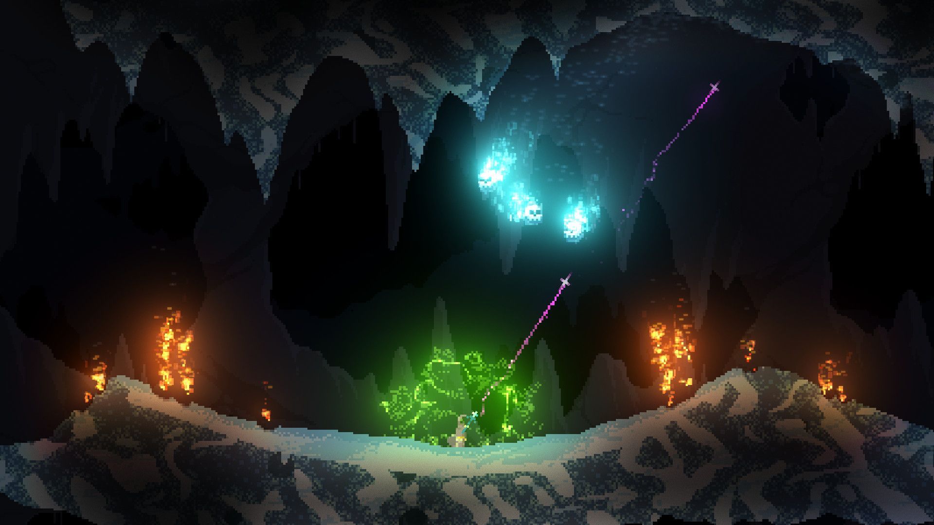 1920x1080 Noita Is a Wild Spectacle of Elemental Magic and Roguelike Insanity