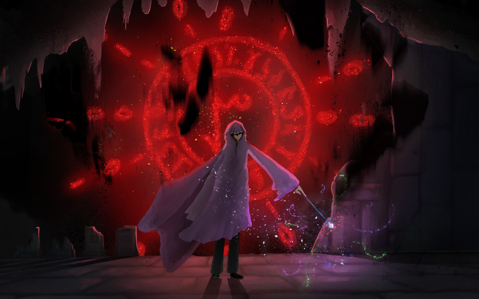 1920x1200 Noita: Earthquake