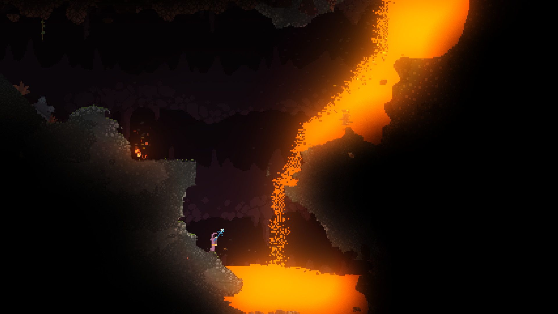 1920x1080 Noita, The Rogue Lite RPG Where Every Pixel Is Simulated, Is Leaving Early Access