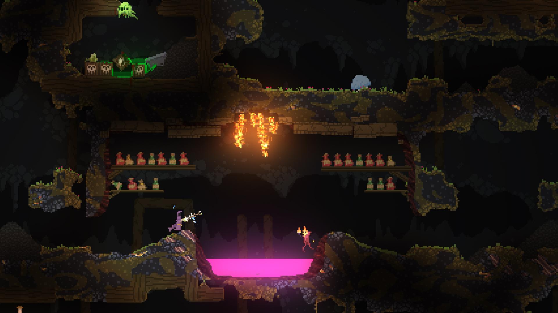 1920x1080 Noita' Is A New Indie Rouge Lite That Simulates Every Pixel