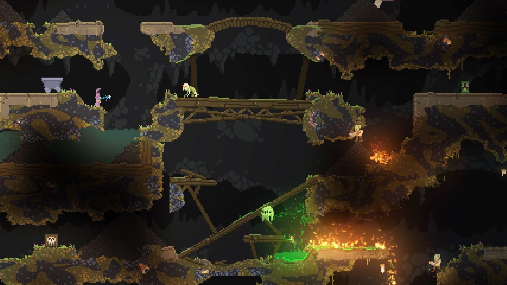 1920x1080 Noita Is A Delightful Game Where You Can Destroy Every Pixel You See