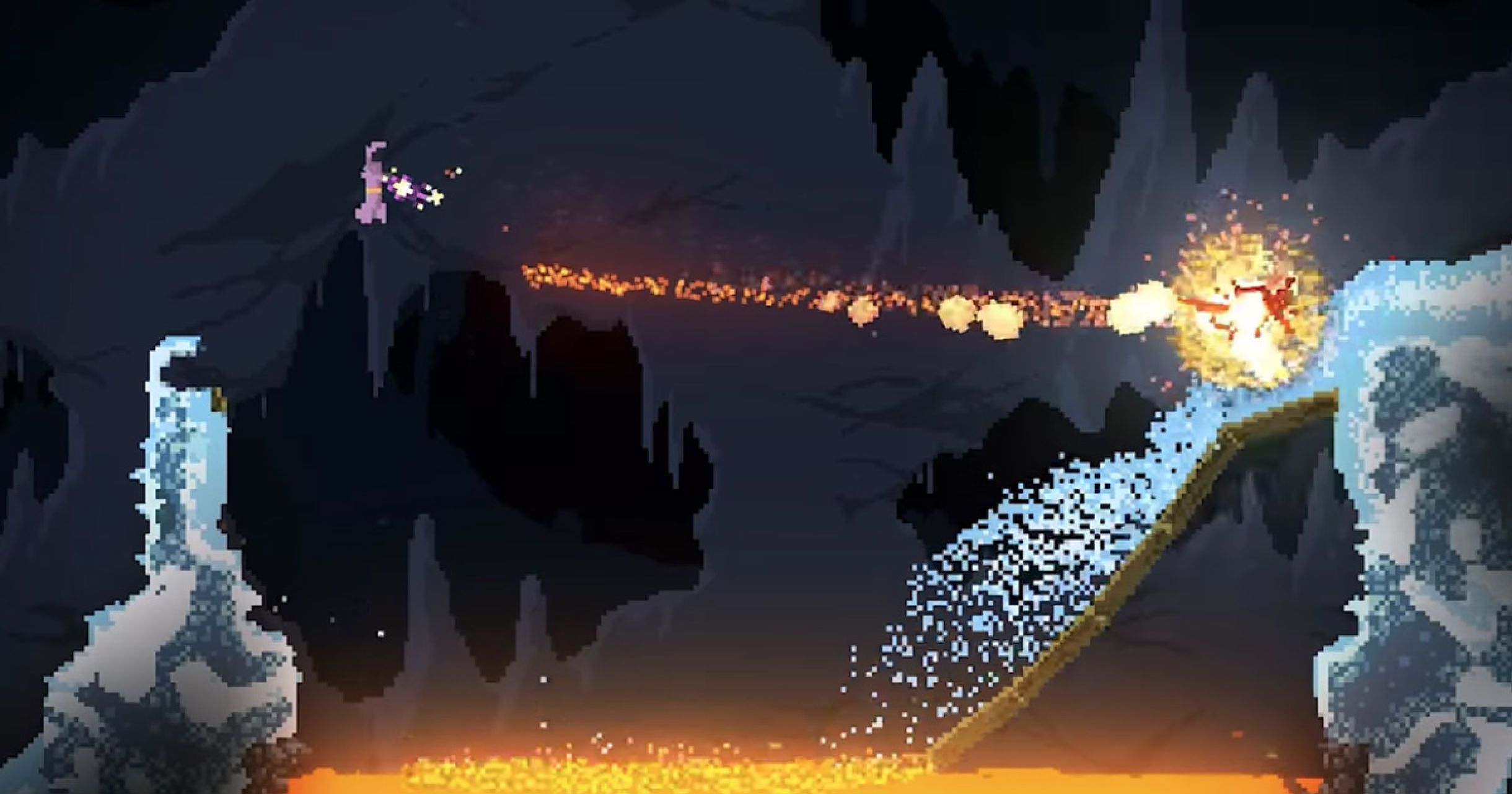 2440x1281 Noita: a Game Based on Falling Sand Simulation