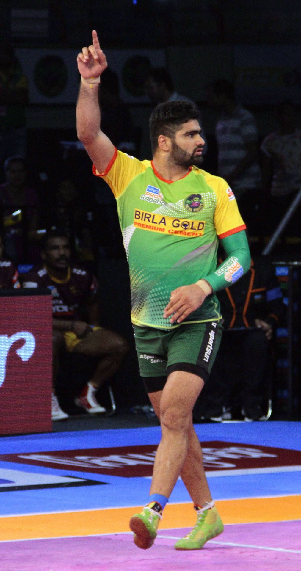 1012x1920 Download Kabaddi Pardeep Narwal Portrait Wallpaper