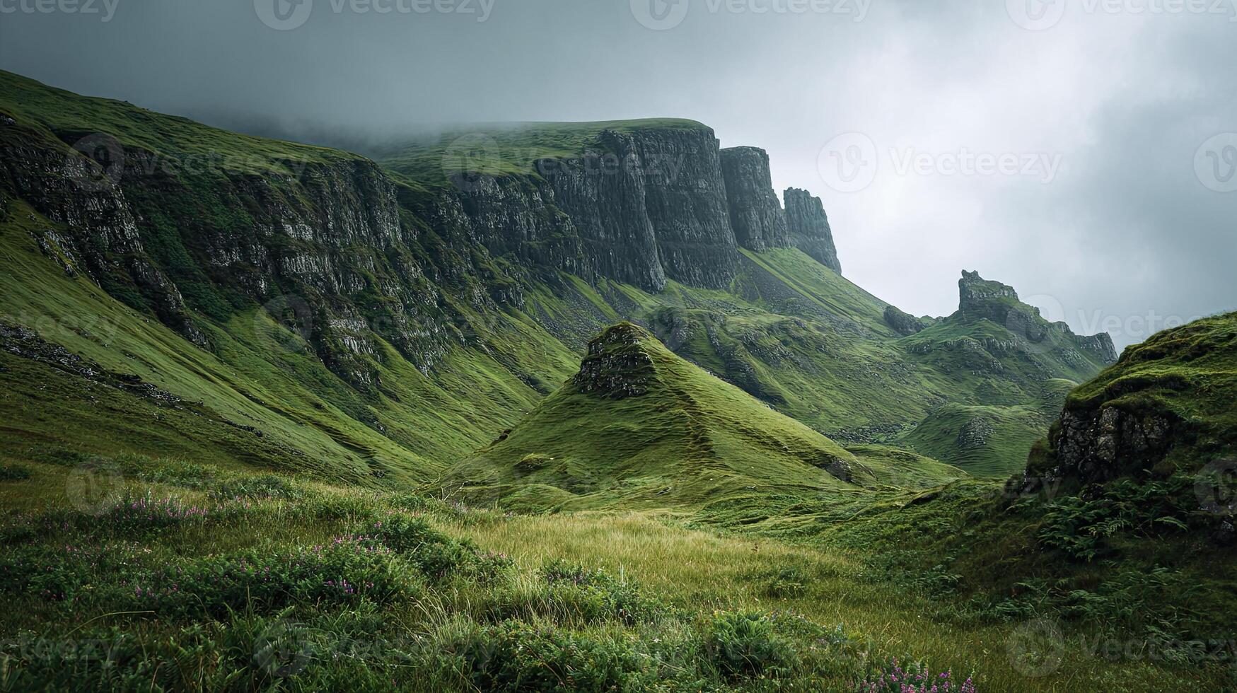 1749x980 United Kingdom with isle of skye rugged hills wild field plants british summer