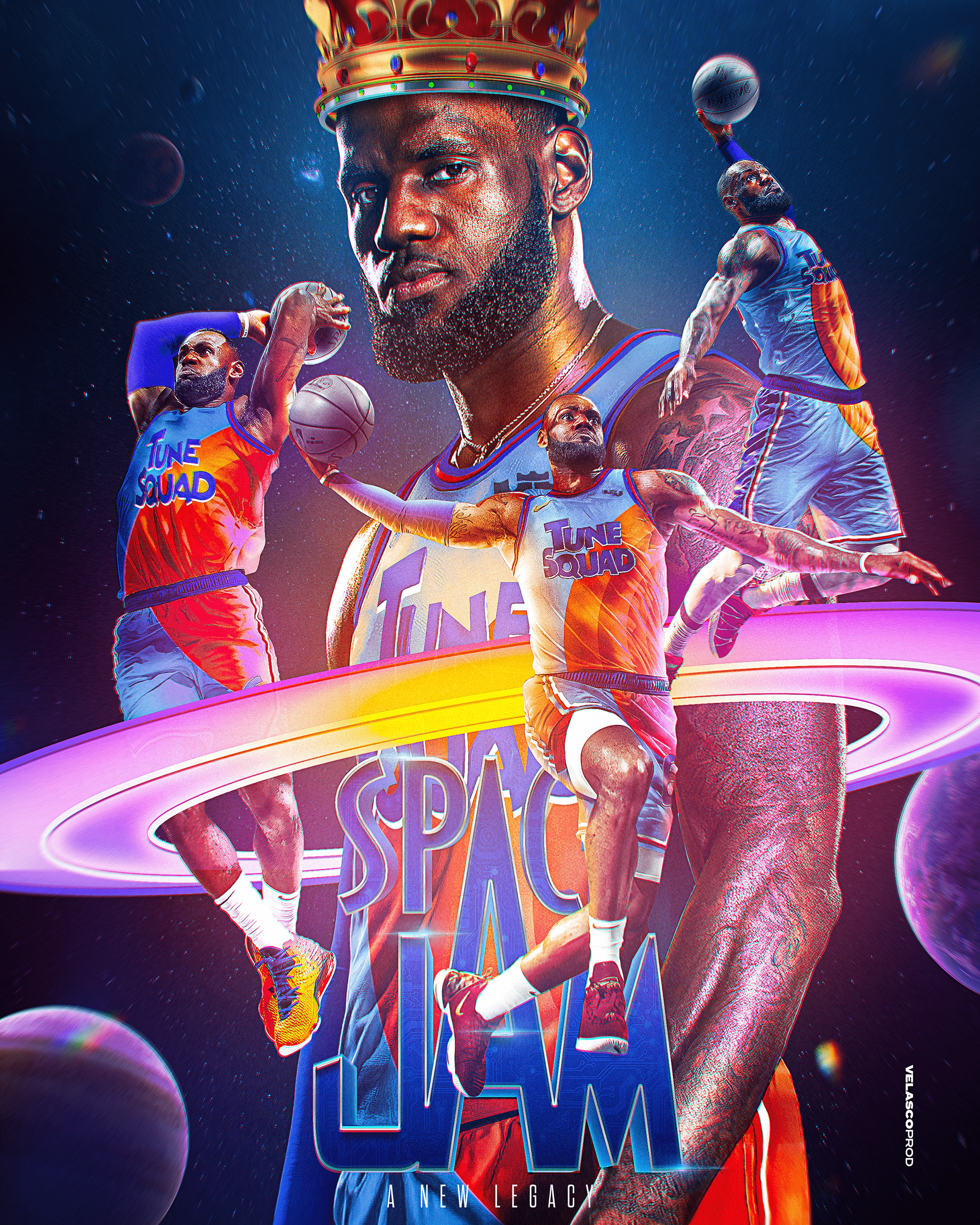 1920x2400 Lebron James. Space Jam a New Legacy (1). Image - Behance