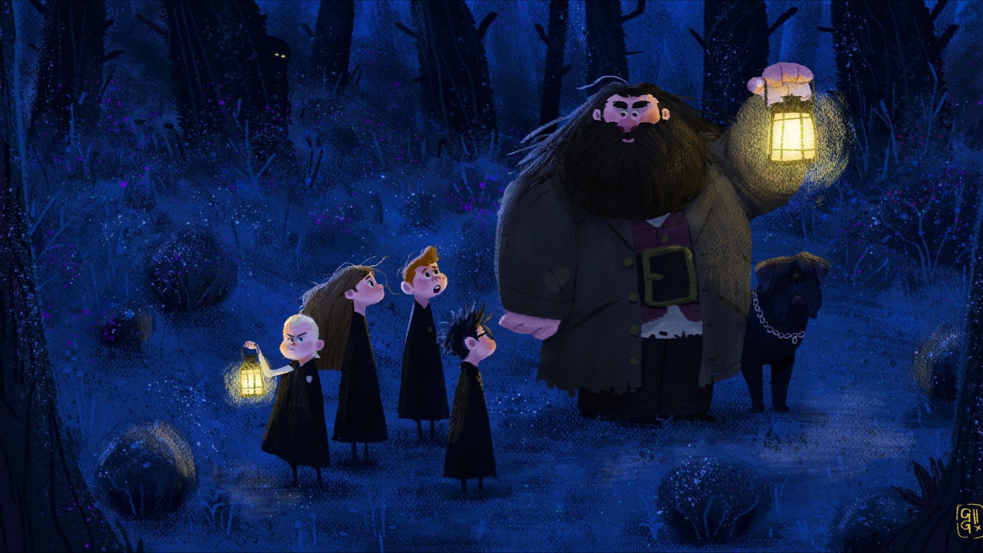 1920x1080 Harry Potter HD Rubeus Hagrid Wallpaper