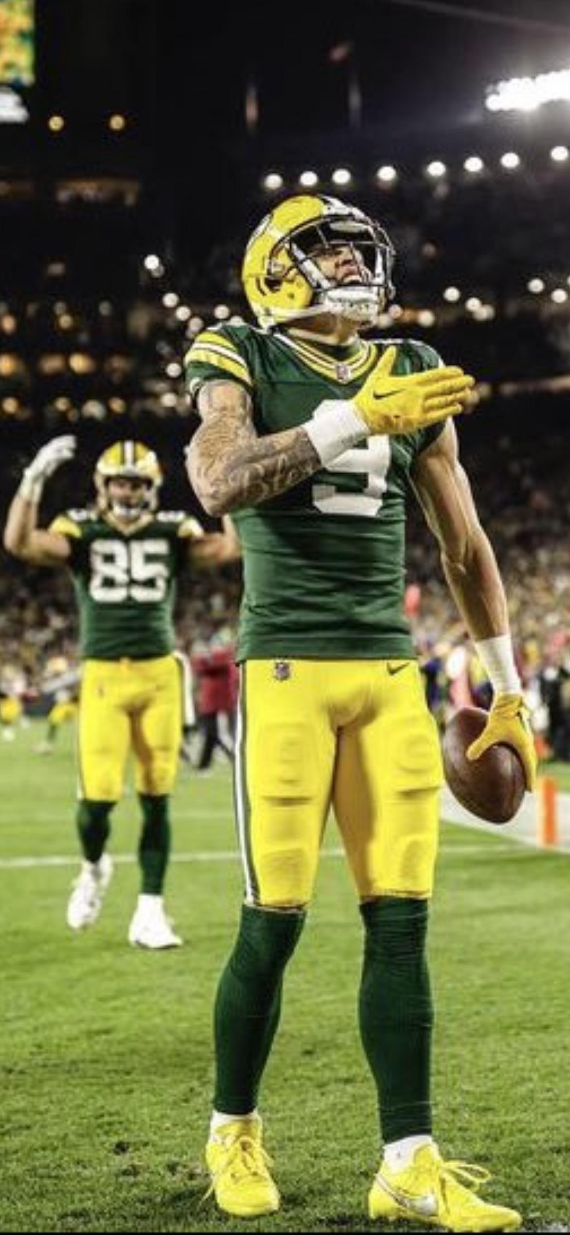 1170x2532 This pic of Christian Watson from his 3 TD game goes hard