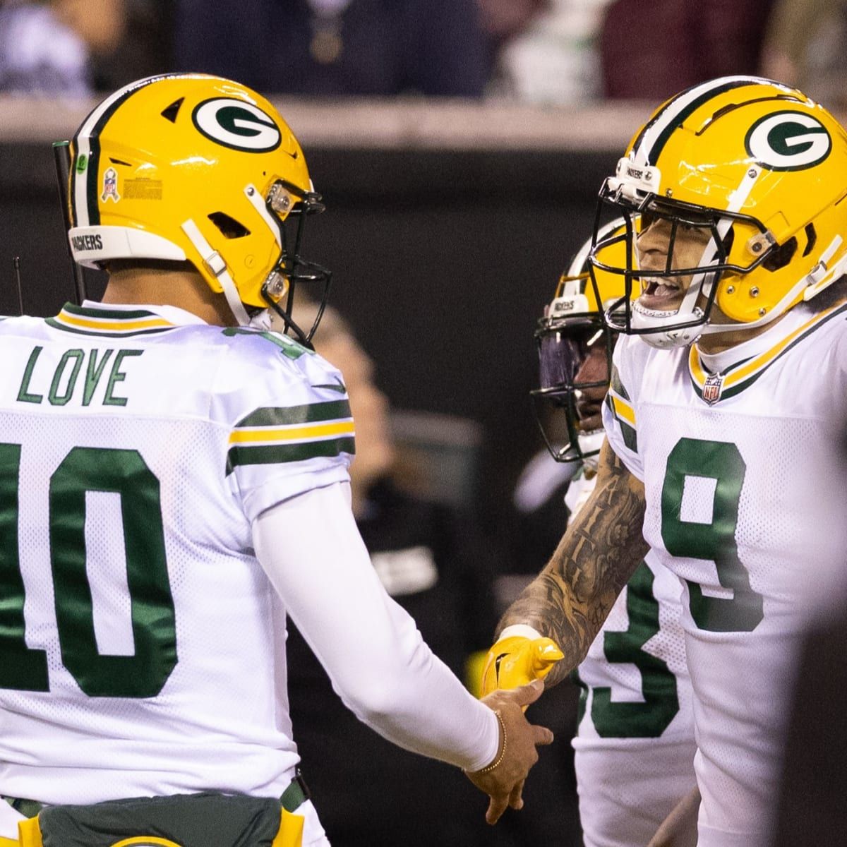 1200x1200 Looking For A Funny Creative Cover Photo For My Fantasy Football Team. Team Name: Christian Love Connection On GB Packers Players Christian Watson (passed Out In Pic) And Jordan