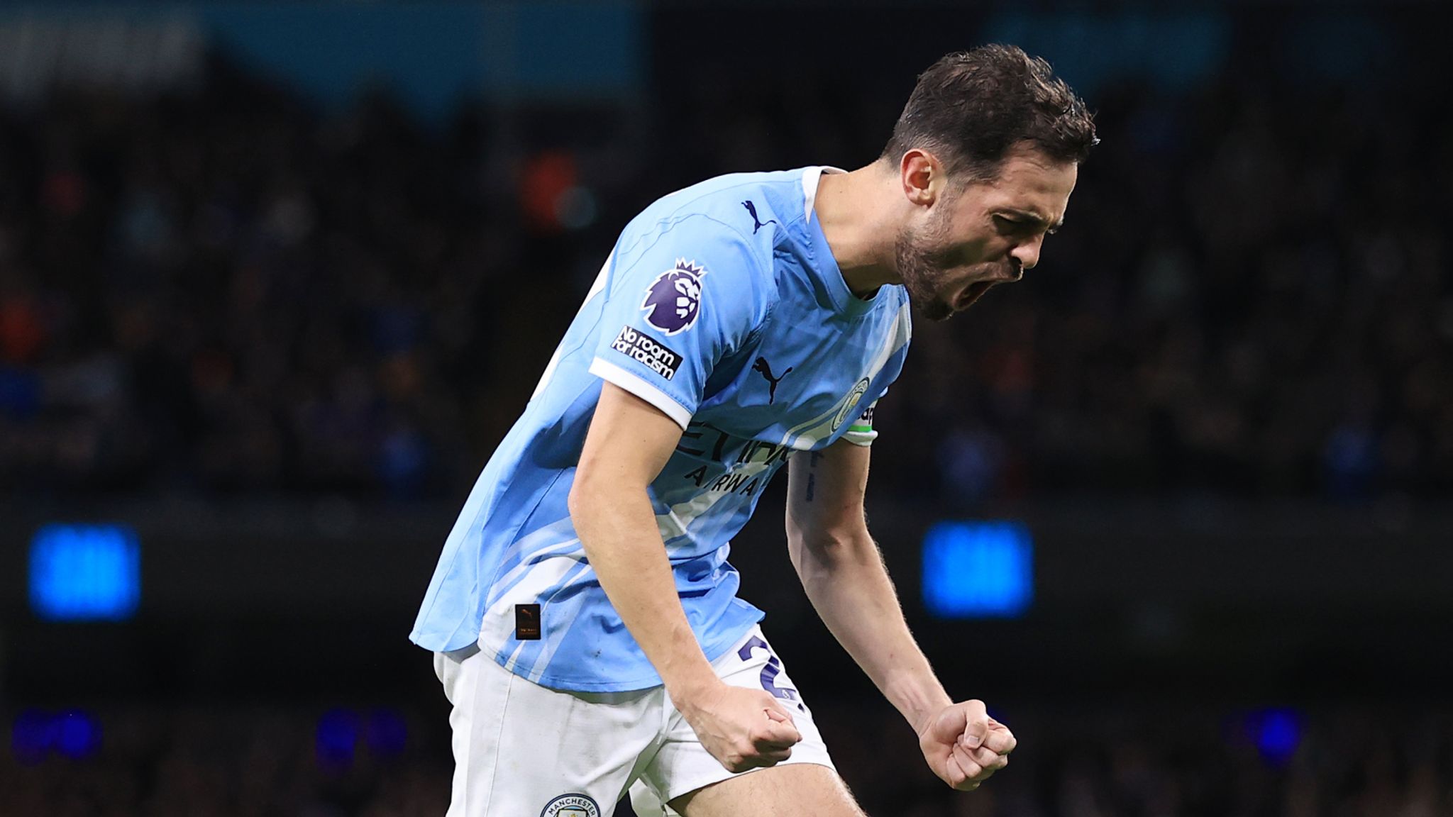 2048x1152 Ref Watch: Bernardo Silva lucky to escape red card for Man City against Newcastle after 'reckless' challenge on Dan Burn