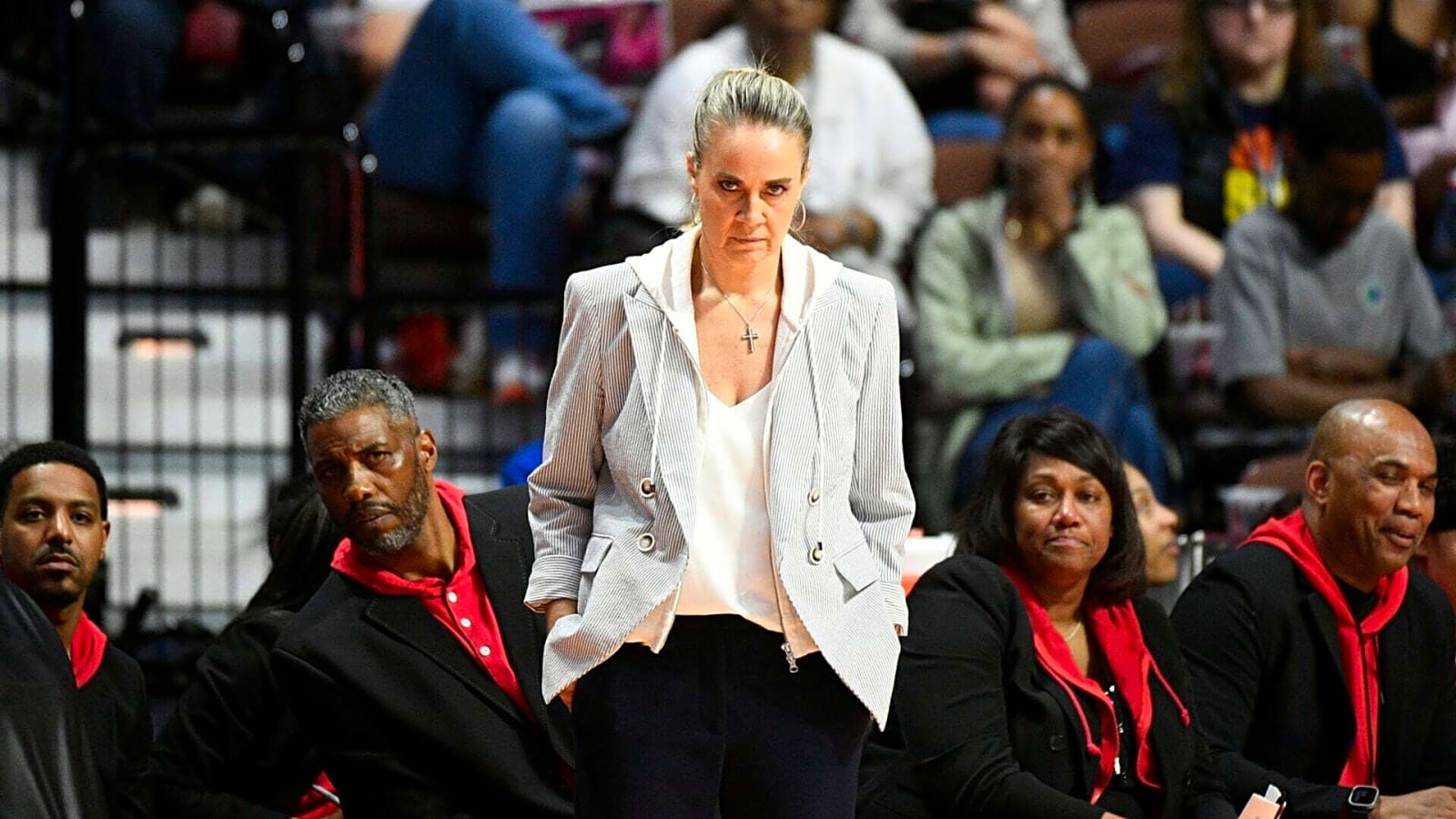 1600x900 Becky Hammon ready to pay fine after dropping a furious rant about Las Vegas Aces' poor whistle