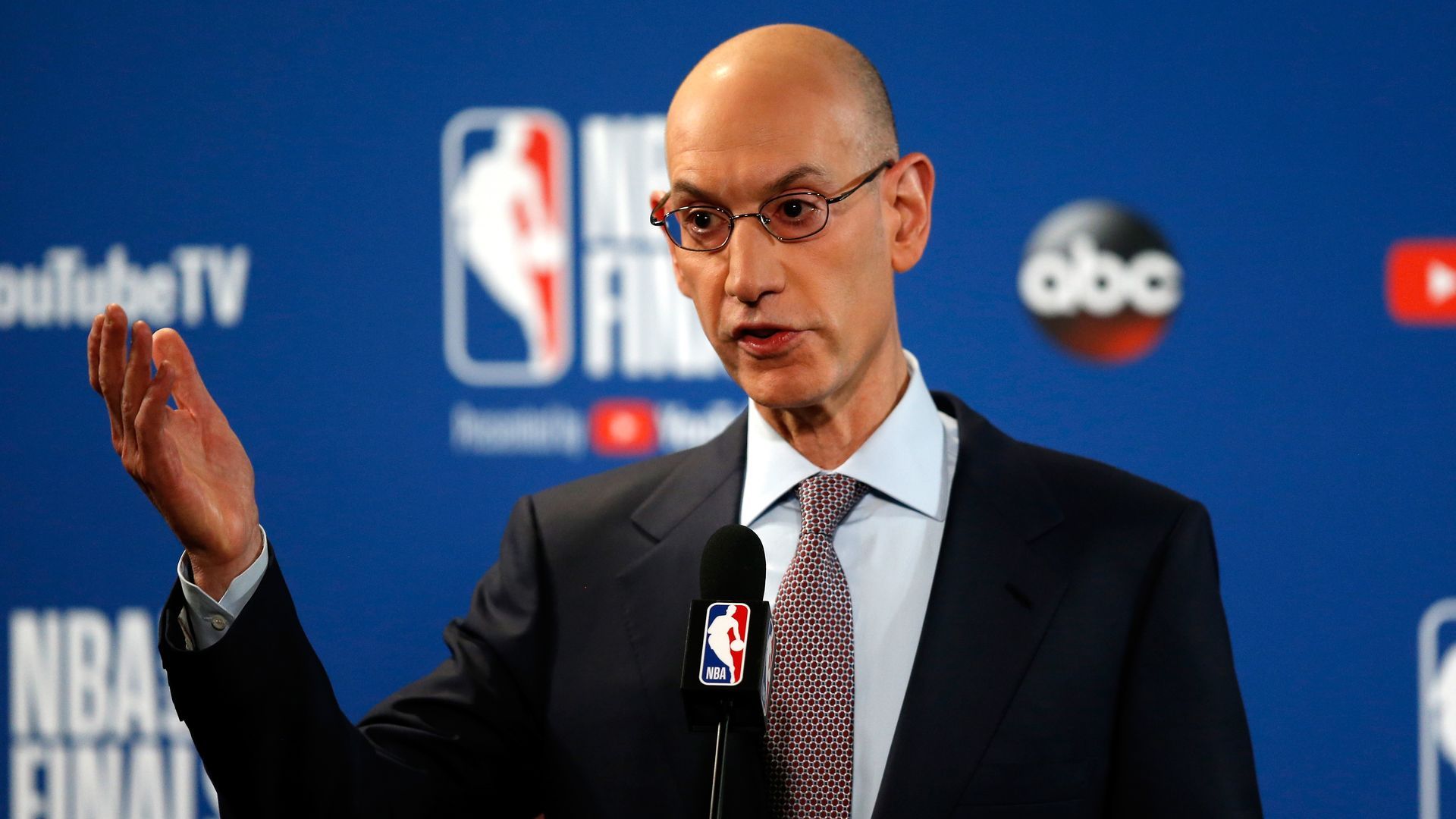 1920x1080 NBA commissioner Adam Silver encourages players to keep speaking out