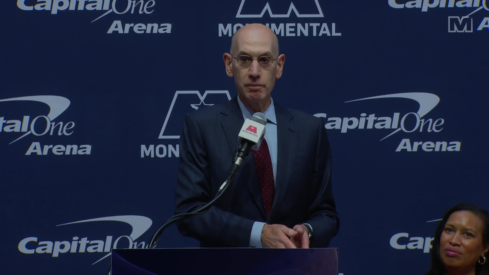 1920x1080 NBA Commissioner Adam Silver says transformation will make Capital One Arena a top tier venue