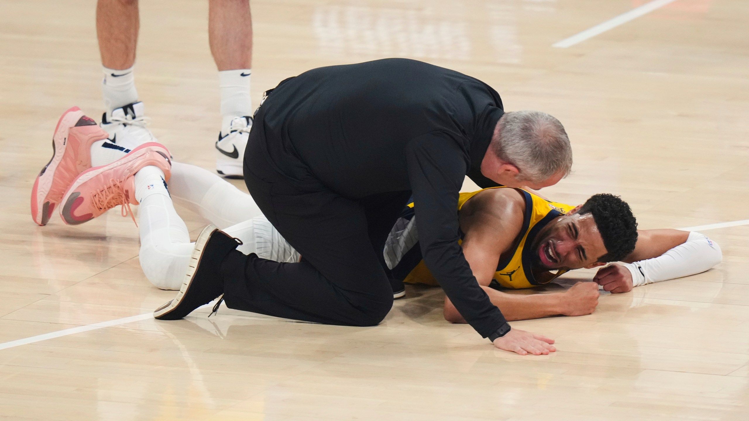 2560x1440 NBA Commissioner Adam Silver, in ESPN interview, says league taking serious look at Achilles tears. WRIC ABC 8News
