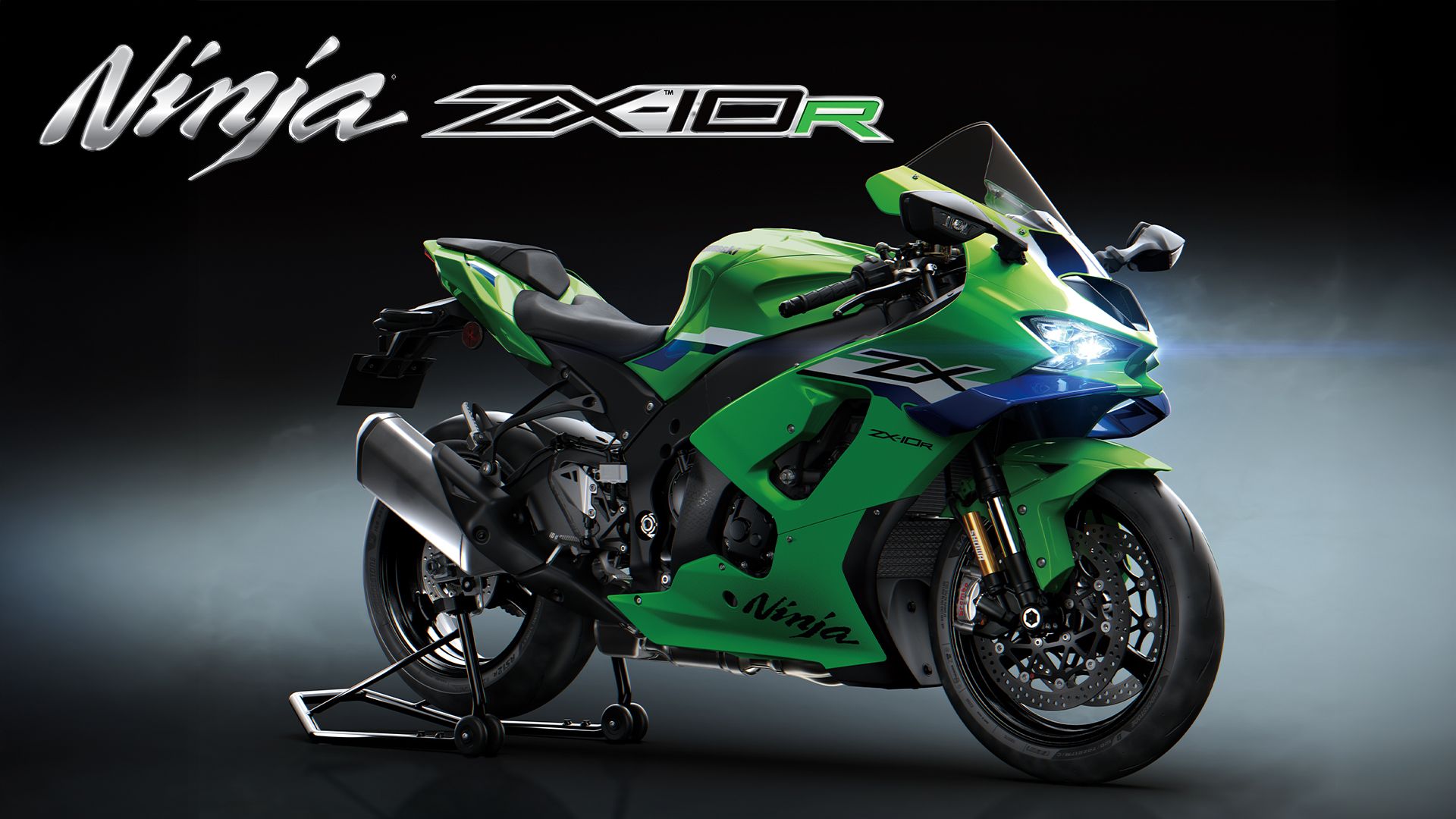 1920x1080 Kawasaki Ninja® ZX™ 10R. Supersport Motorcycle. Race Ready Power