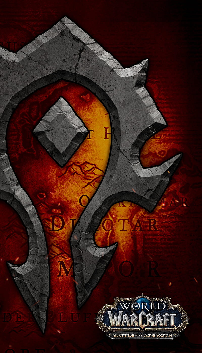 800x1399 For the Horde, world of warcraft, wow, HD phone wallpaper