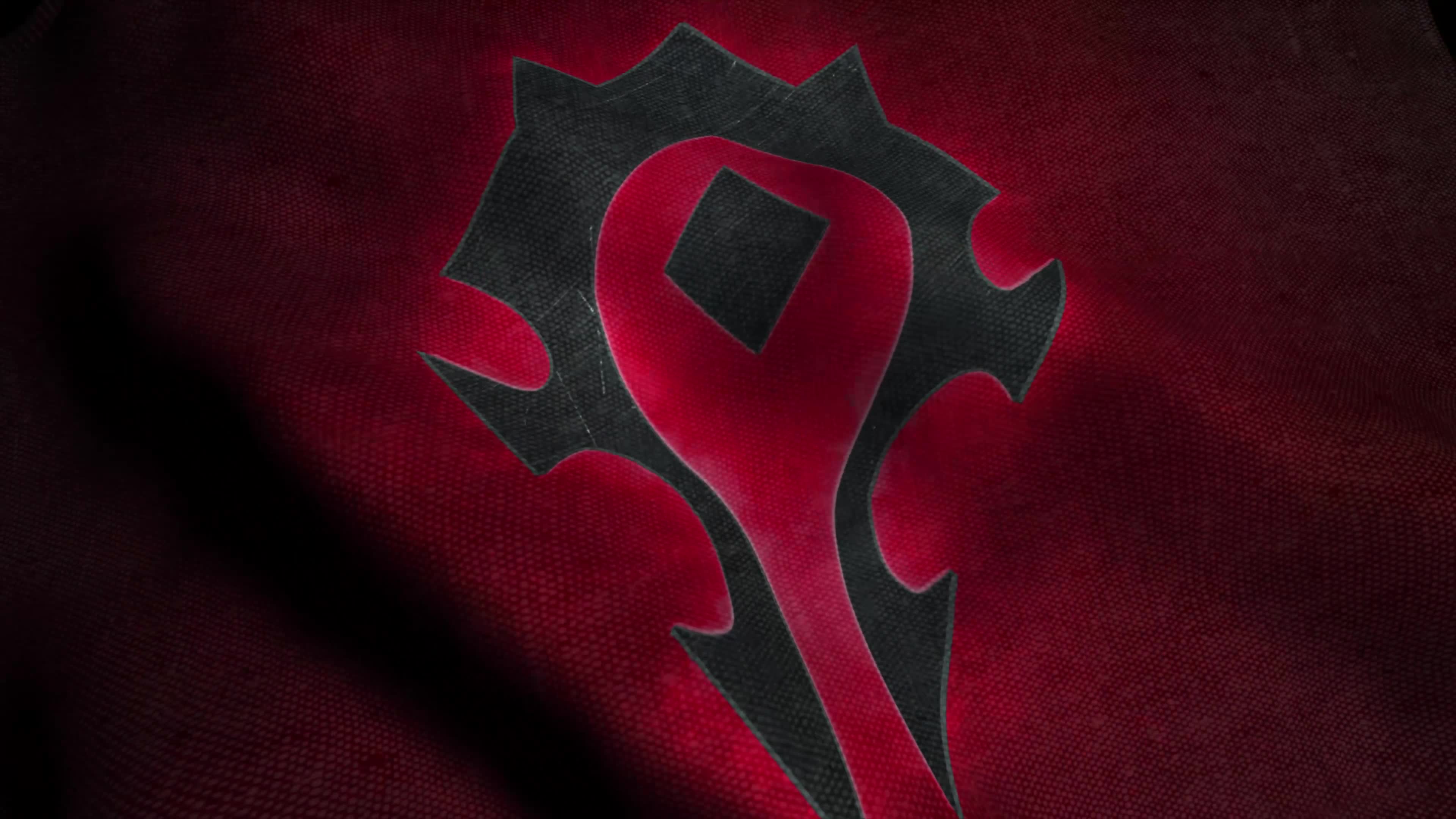 3840x2160 PC Horde Flag WOW 4K Live Wallpaper Free Live Wallpaper