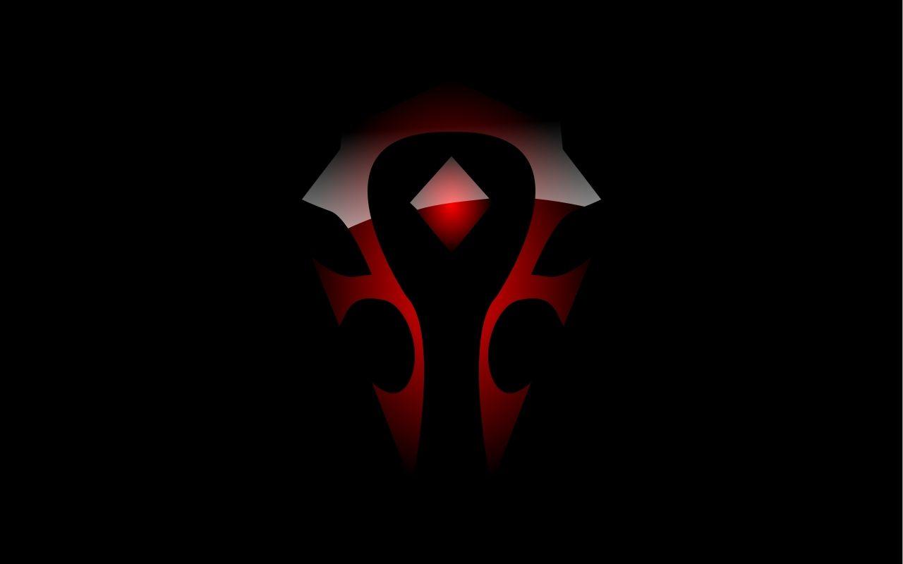 1280x800 Wow Horde Symbol Wallpaper